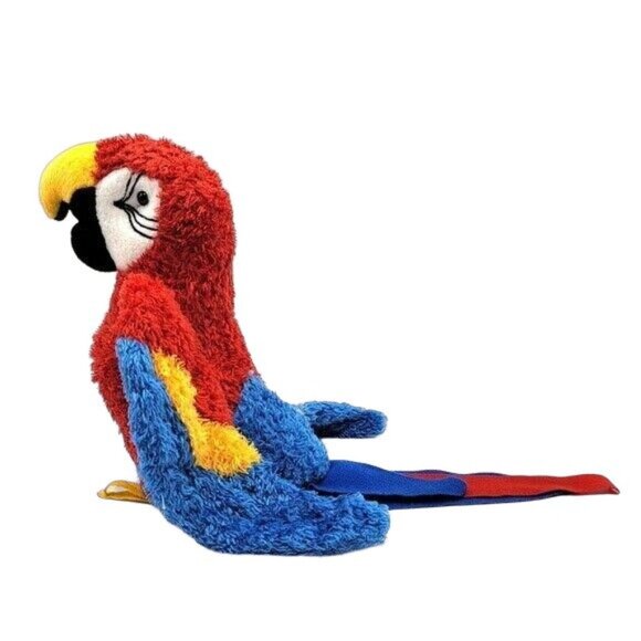 Douglas Macaw Parrot Plush Red Blue Yellow 8" Stuffed Bird Gabby Realistic #3740 - Picture 1 of 10